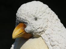 Statue de pingouin peinte à la main | Magnésie | Résistant aux intempéries