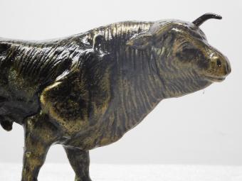 Statue Stier - Spardose - 27 cm - Gusseisen