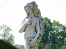 Femme au coquillage - statue en pierre - 82 cm - classique