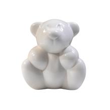Porseleinen beer – ivoor – Royal Boch decoratie – 28 cm