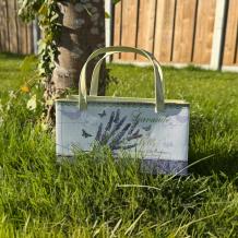 Bac à fleurs « Lavande » - décoration de jardin en métal - sac à fleurs