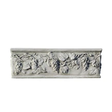 Bloembak druiventrossen – 70 cm breed – klassiek steen