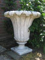 Großer Outdoor-Blumentopf, fast 100 cm, Stein