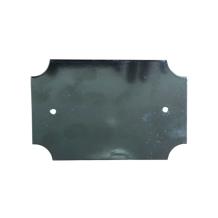 Metalen naambord - zwart - huisnummerbord - 15 x 10 cm
