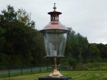 Buitenlamp op voet - 90 cm - messing en koper