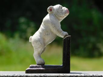 Set Boekensteunen Bulldog - Gietijzer