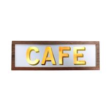 'CAFE' - LED neonlamp bord  - wanddecoratie - 30 x 10 cm
