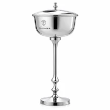 Vintage Bollinger wijnkoeler op standaard – champagnekoeler