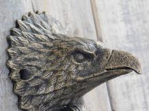 Heurtoir aigle, laiton foncé