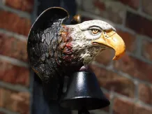 Türklingel „Adler“ aus Gusseisen XL – klassische Türklingel – 30 cm