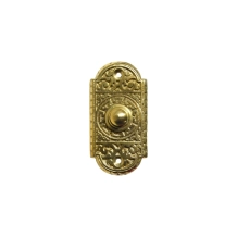 Sonnette en laiton – 8 x 4 cm – élégante – couleur or