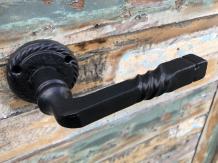 Kit de charnières de porte-BB-carré noir, kit solide