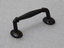 Poignée de porte - Fer Rouille - 13,5 cm