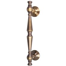 Messing deurgreep - 30 cm - antiek - groot hendel