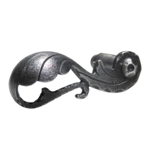 Deurklink Vienna links – gietijzer verzinkt – klassiek