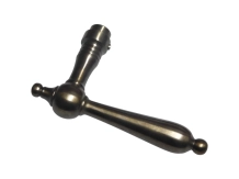 Deurklink 'Classic' – donker gepatineerd messing – 11,5 cm