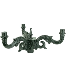 3-lichts kroon voor lantaarnpaal – aluminium – 68 cm