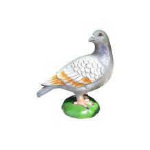 Duif - gietijzer beeld - 20 cm - in kleur en detail