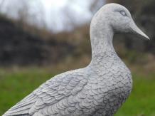 Eend - stenen dierenbeeld - 37 cm - klassieke decoratie