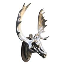 Eland - Scandinavisch - hout/polystone - 120 cm - zilver