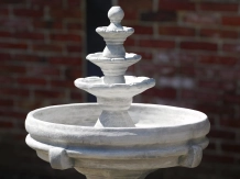 Fontaine de jardin classique – 120 cm – pierre – jeu d’eau lourd