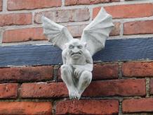 Gargoyle - Fledermaus-Dämonen-Störer - steinerne Kathedralenfigur.