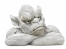 Gargoyle XL beeld van steen – klassiek en mythisch figuur