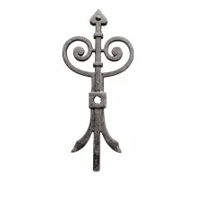 Zwarte anker - muuranker van gietijzer - 50 cm - historisch