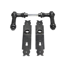 Klassieke set deurbeslag - verzinkt gietijzer - BB72 