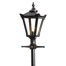 Laternenpfahl 260 cm – Gusseisen – traditioneller Stil – Einfahrtsleuchte
