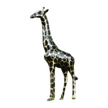 Giraffe - kunststof - 210 cm - zwart/goud