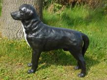 Labrador-retriever - hond - polystone - 71 cm - zwart
