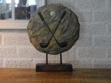 Dekoration für Golfer, ein Ornament mit Golfattributen