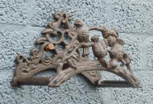 Vögel – Schlauchhalter aus Gusseisen – antikbraun