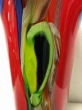 Vase fait main, verre soufflé, beau design