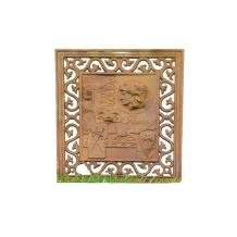Uniek stuk: Vintage Wandbord / Rooster van Gietijzer - Frias Barbas