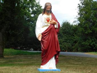 Heilig-Herz-Statue Jesus XL – 113 cm – Polystone