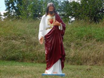 Heilig-Herz-Statue Jesus XL – 113 cm – Polystone