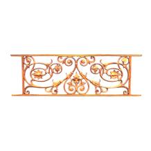 Hekwerk, antiek raam rek, gietijzeren (cast iron) rek / balkon reling