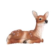 Liggend sikahert - polystone - 36 cm - weerbestendig