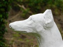 Hond - dobermann - stenen dierenbeeld - 80 cm - klassiek