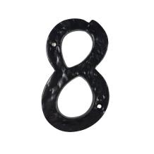 Maison numéro 8 - noir - fonte