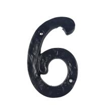 Maison numéro 6 - noir - fonte