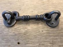 Kajütenhaken - Haken als Ankerwinde, Stahl, schöne Schmiedearbeit!