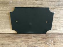 Belle plaque signalétique en métal pour la porte d'entrée, couleur verte