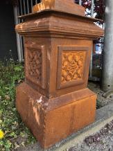 Base - fonte - 55 cm - surface rustique - robuste