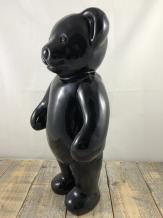 Bel ours noir debout en polystone