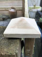 Pfostenkappe - Holz - 10 x 10
