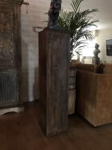 Colonne - bois recyclé - 121 cm - aspect robuste