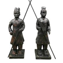 Set Japanse krijgers - tuinbeelden - steen - camouflage zwart